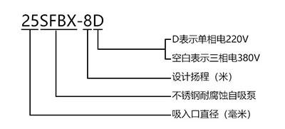 世界杯网站推荐小型不锈钢耐腐蚀自吸泵型号意义
